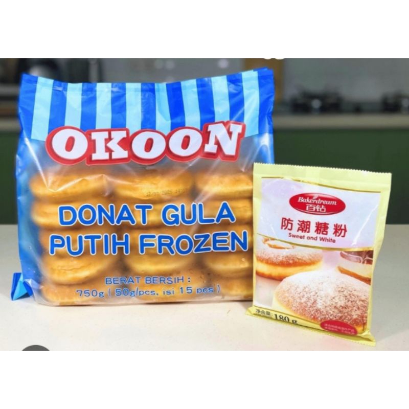 

OKOON Quick Frozen Donat 50gr isi 15pcs