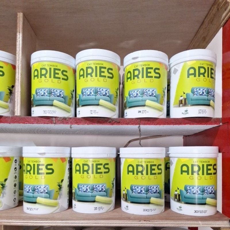 Cat Tembok Aries Gold 1kg