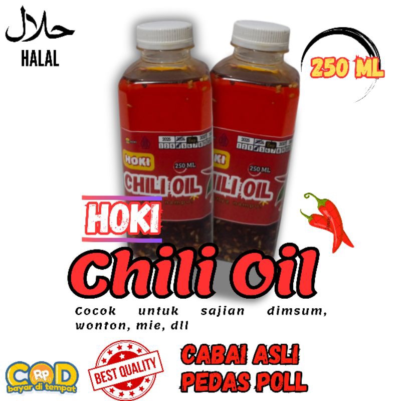 

CHILI OIL HOKI 250 ml untuk basreng,dimsum, gyoza dll
