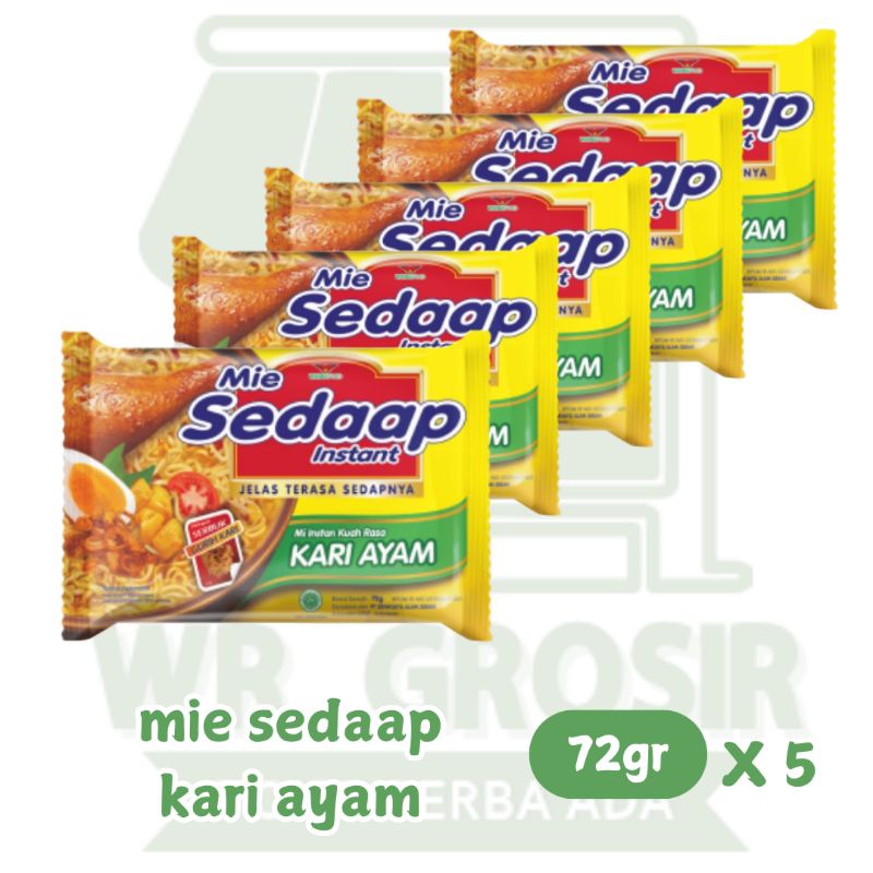 

Mie Sedaap Instant Kari Ayam 72gr x 5