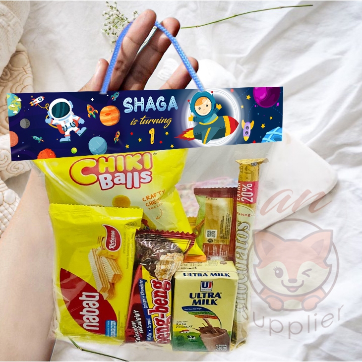 

LABEL PLASTIK SNACK TEMA ASTRONOT ULTAH / ULANG TAHUN LEBAR 20CM