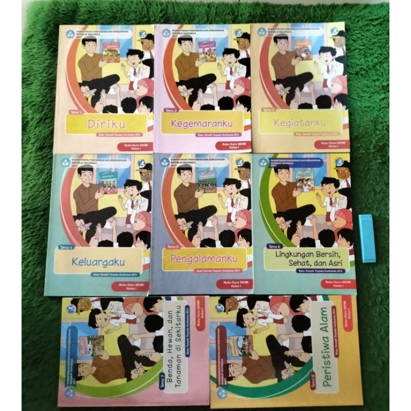 ORIGINAL BUKU GURU TEMATIK KELAS 1 SD/MI TEMA 1 2 3 4 5 6 7 8 DIRIKU KEGEMARANKU KEGIATANKU KELUARGA
