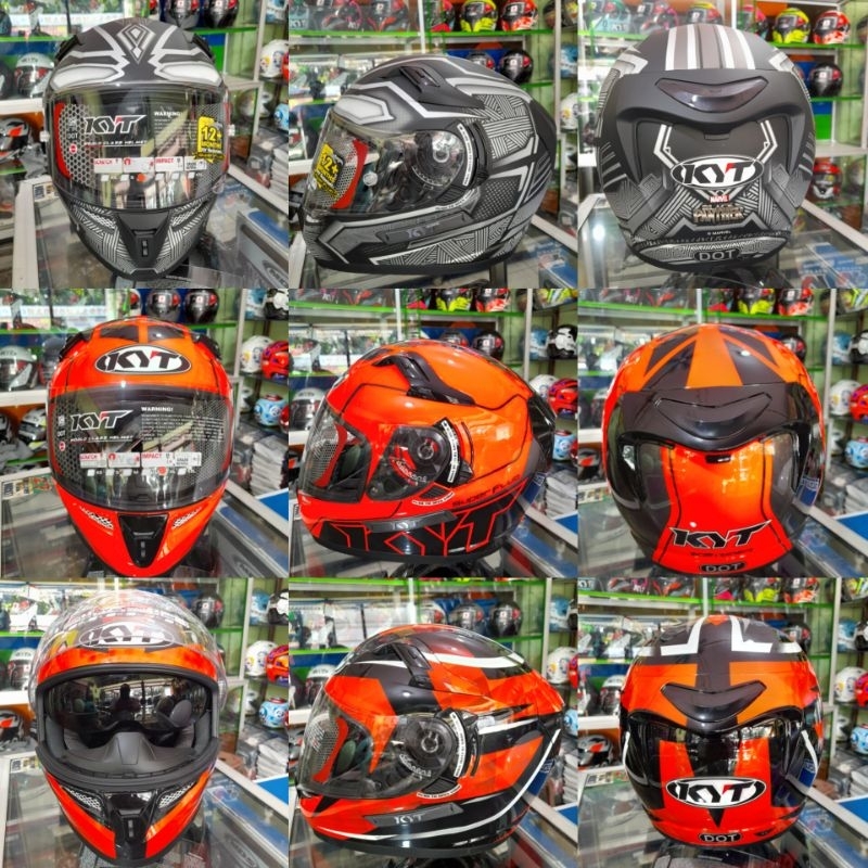 HELM KYT K2 RIDER || K2 RIDER SUPERFLUO || K2 RIDER BLACK PANTHER ||  K2RIDER DIAMOND || ORIGINAL KY