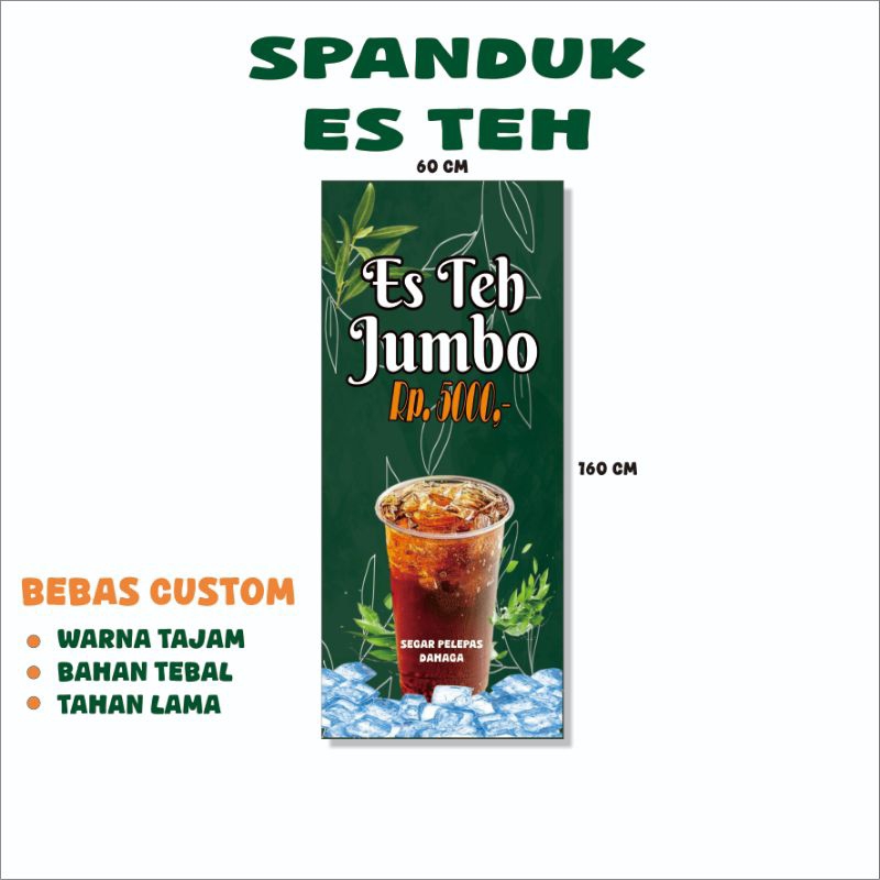 Spanduk/banner es teh desa jumbo