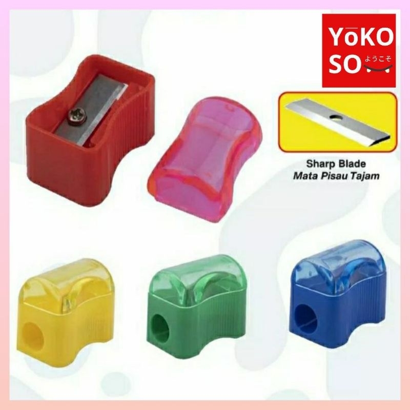 

YOKOSO S125 Rautan Roti + Tutup Serutan Pensil Pencil 24 Sharpener