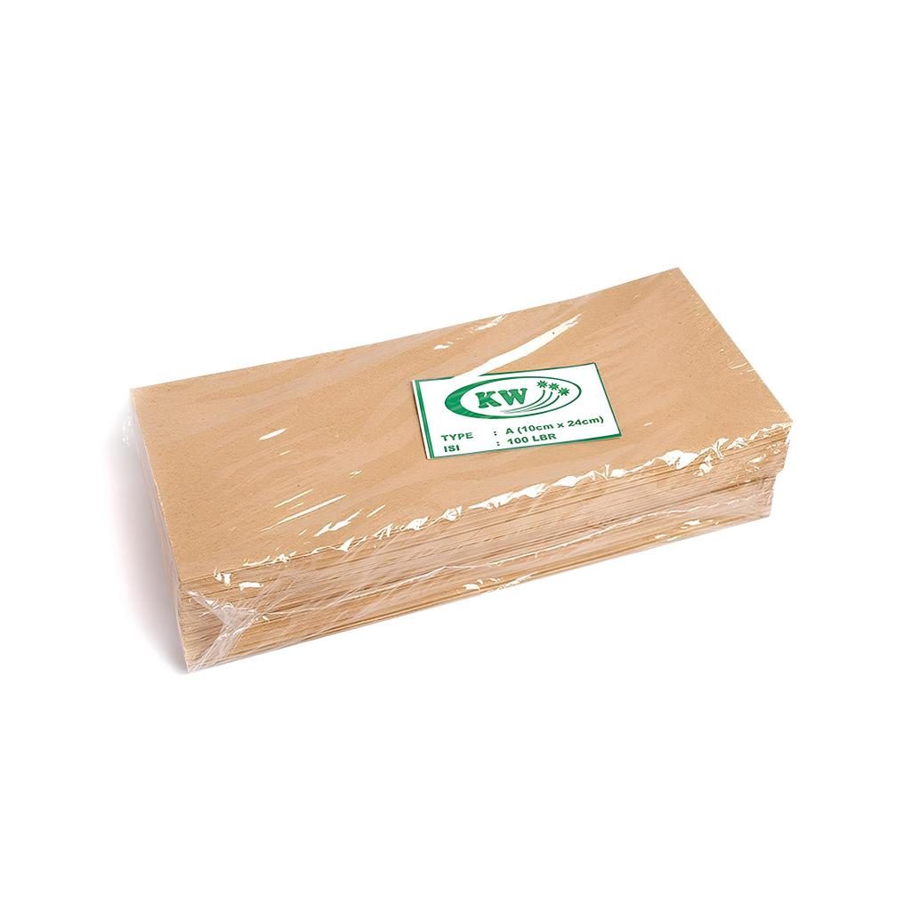 

AMPLOP SAMSON COKLAT SIZE A UKURAN 10 X 24 CM 1 PACK