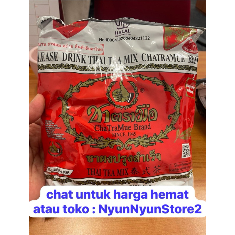 

1 dus thai tea chatramue 400 gram