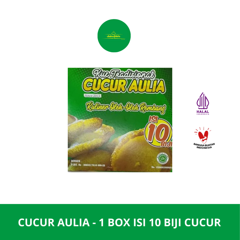 

Kue Cucur Legendaris - Oleh Oleh Khas Rembang - 1 Box Isi 10 Biji Cucur