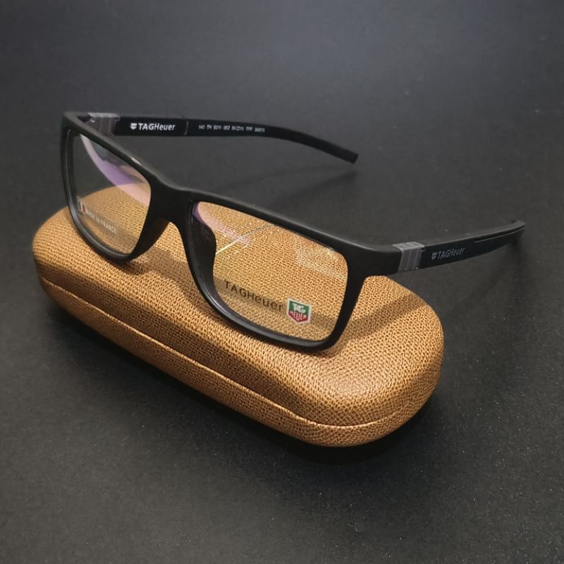 Frame Kacamata Pria Elegan Tag Heuer Premium Quality