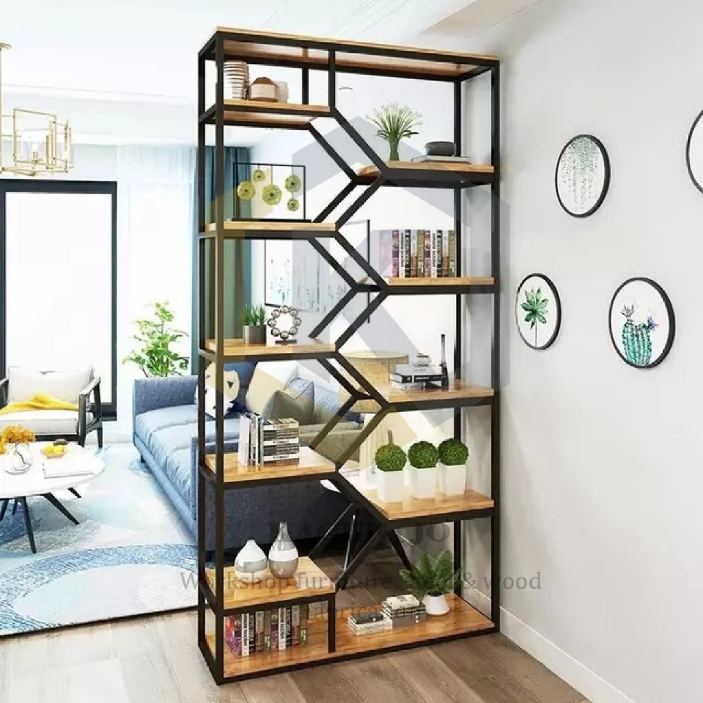 CUSTOM RAK PARTISI PENYEKAT RUANGAN RAK INDUSTRAL RP-03 - 200x100x30cm