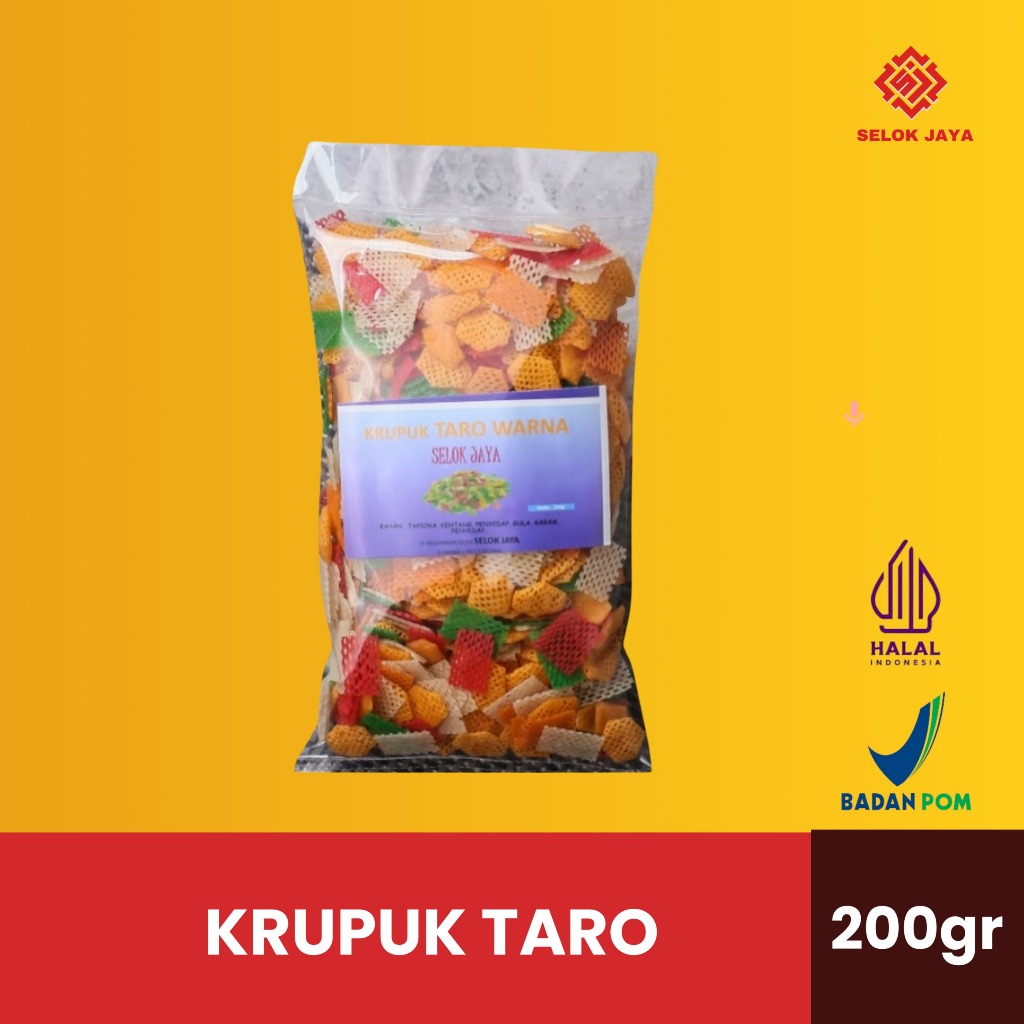 

Krupuk Taro Selok Jaya 200gr