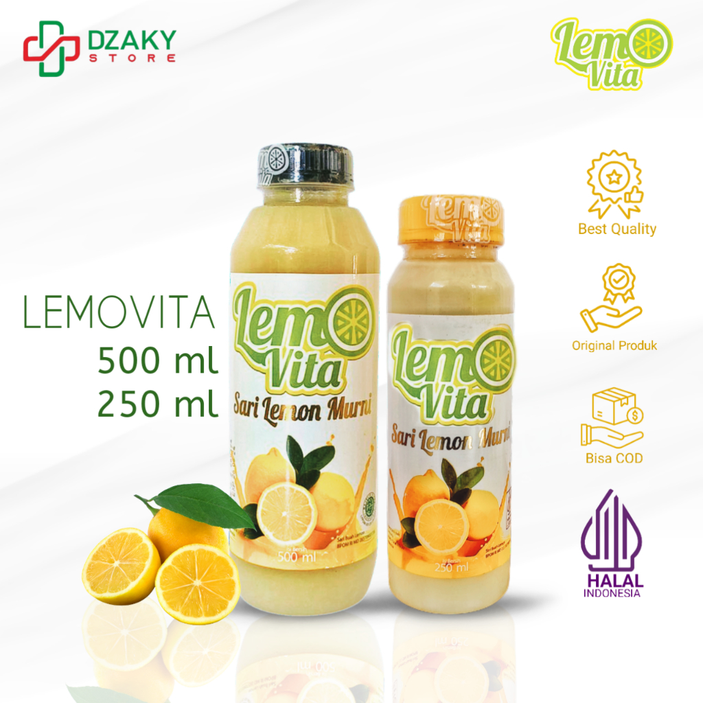 

(BISA COD) LEMOVITA 100% Sari Lemon Murni Tanpa Bahan Pengawet | Ampuh bikin diet | detoks dan Imunitas