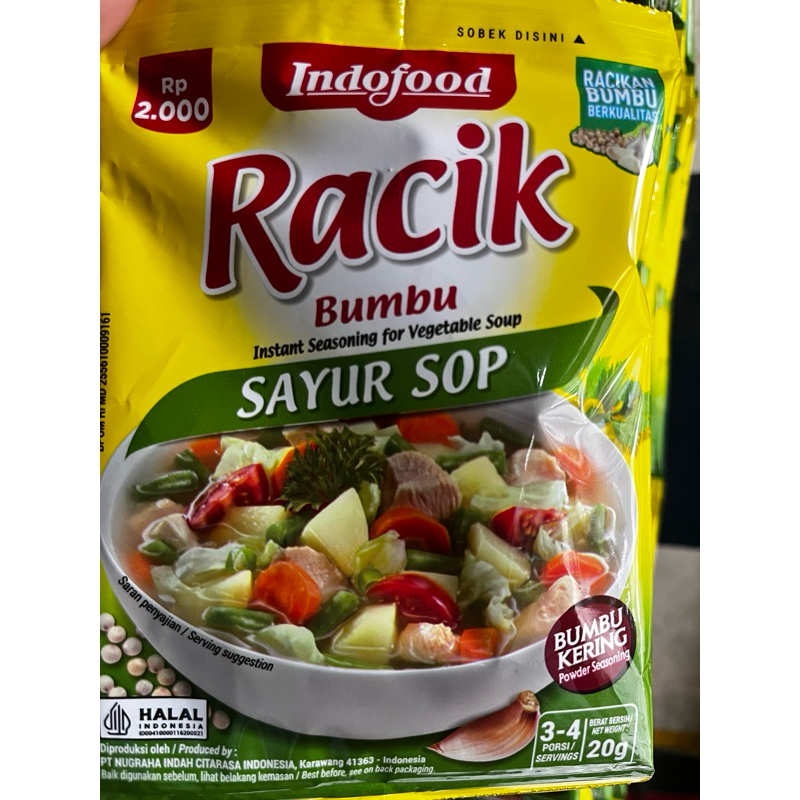 

Indofood Racik Bumbu Sayur Sop