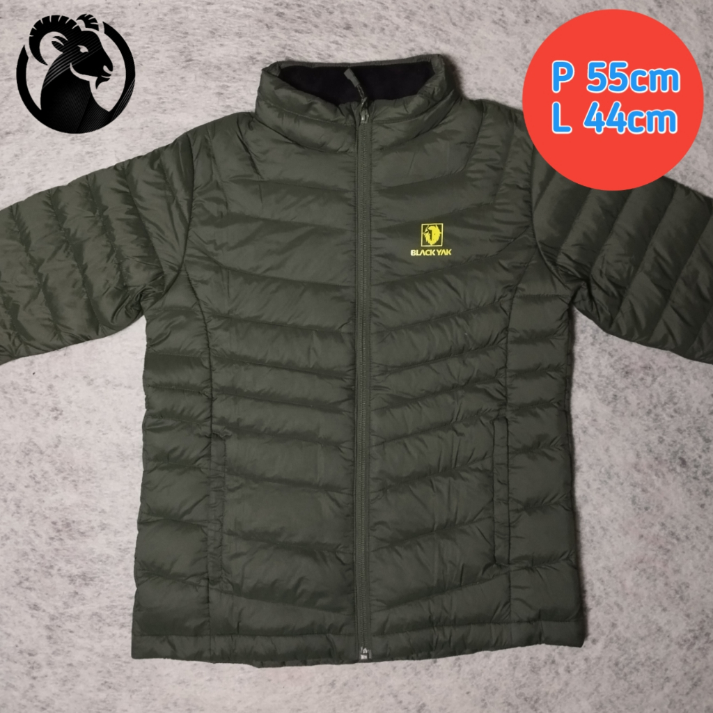 jaket bulu angsa black yak goosedown