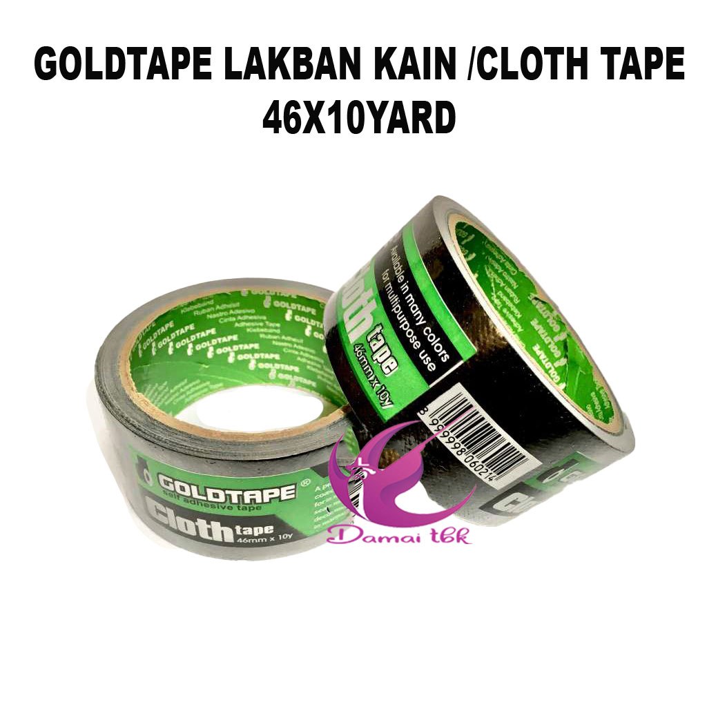 

GOLDTAPE Lakban Kain / Cloth Tepe 46 x 10 Yard 1 Roll