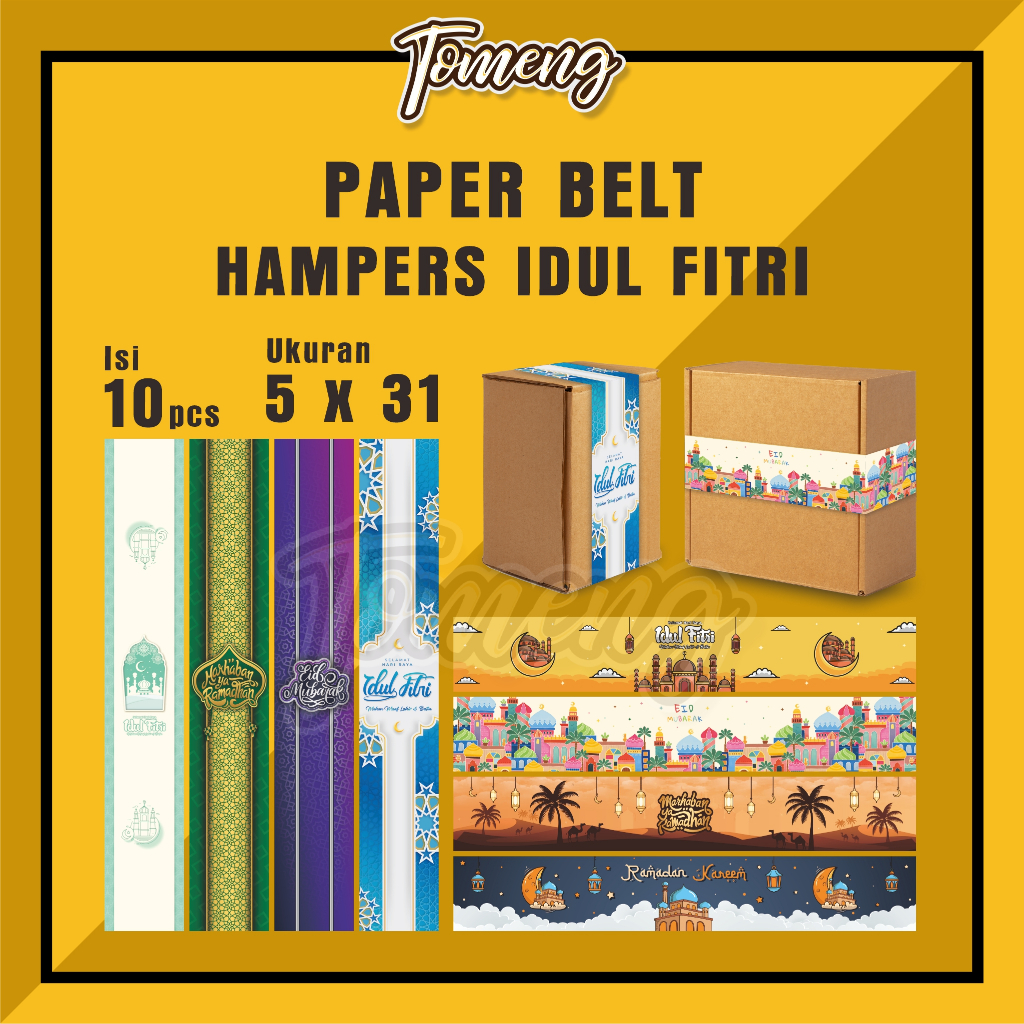 Paper Belt idul fitri - paperbelt idul fitri - sleave Hampers lebaran