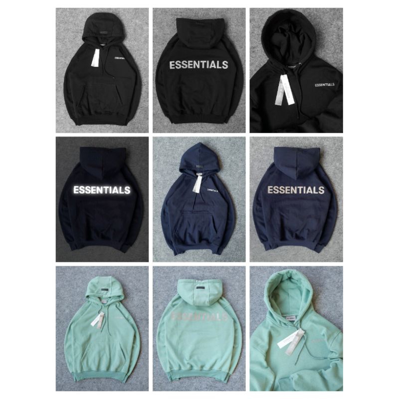 Hoodie jaket sweater ESSENTIALS FEAR OF GOD REFLECTIVE fulltag
