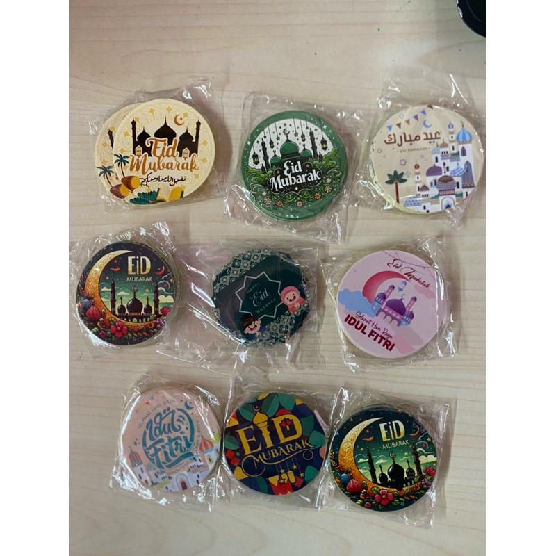 

5pc stiker toples dos lebaran idul fitri uk 5 x5cm