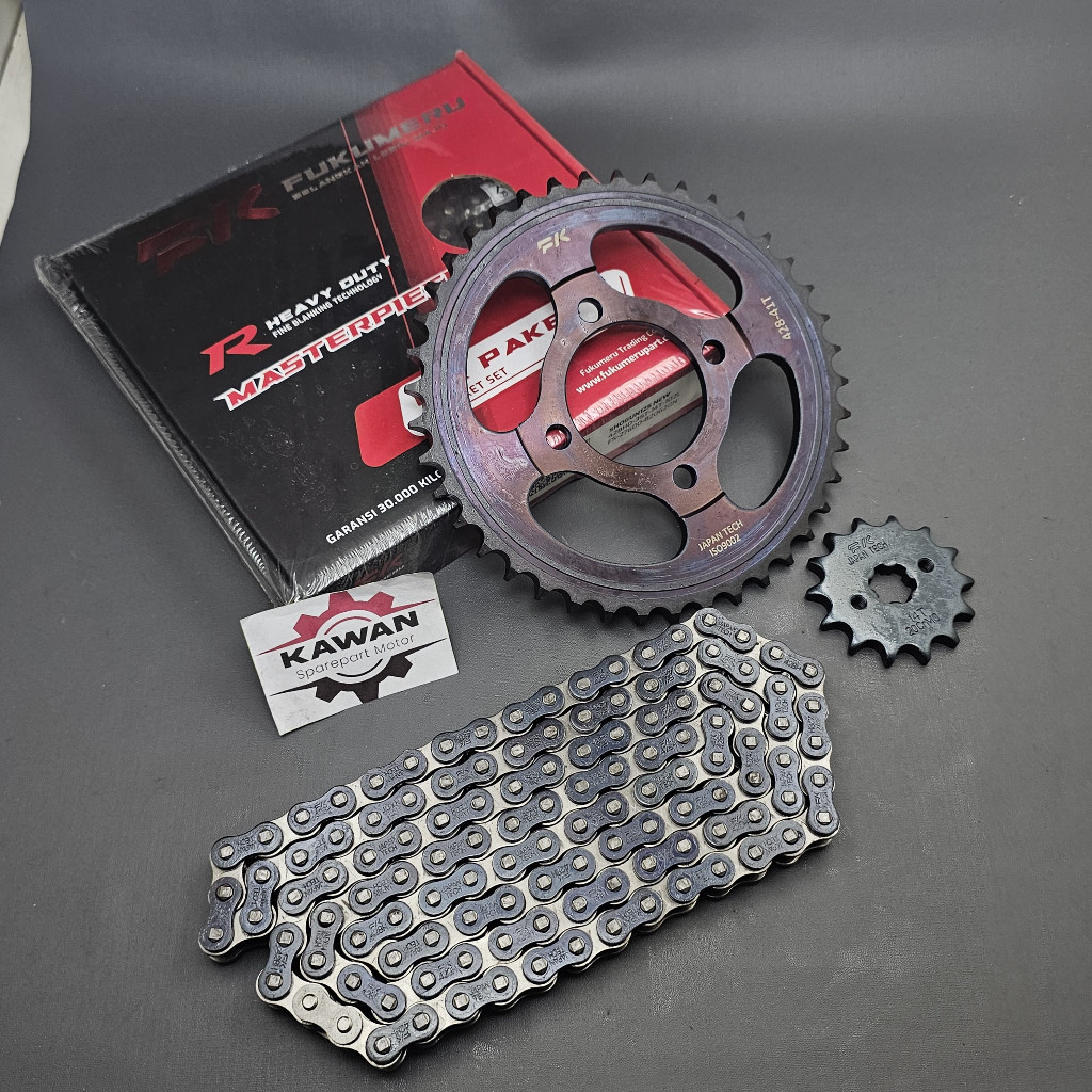 Gear Set Gir Paket WIN Chain kit Rantai set Fukumeru