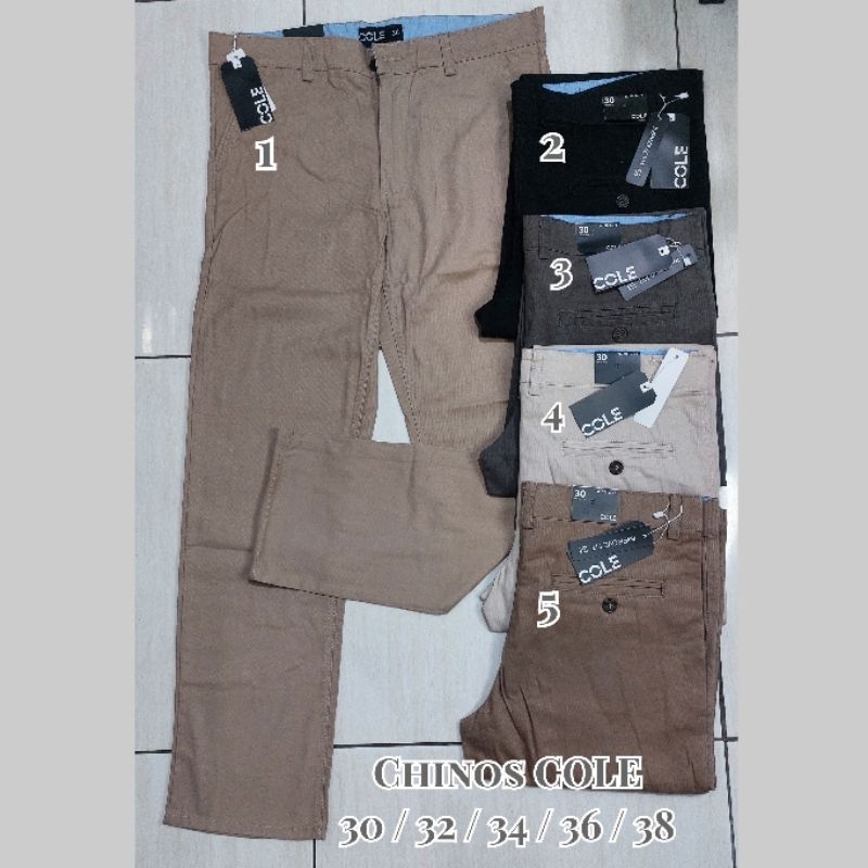 CELANA  PANJANG PRIA CHINOS COLE