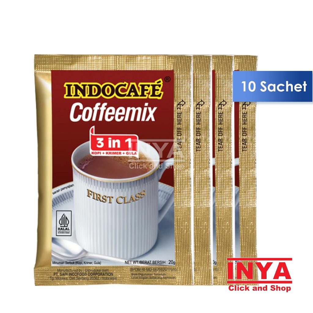 

Indocafe Coffeemix 3in1 First Class 10x20gr Renceng - Kopi Instan