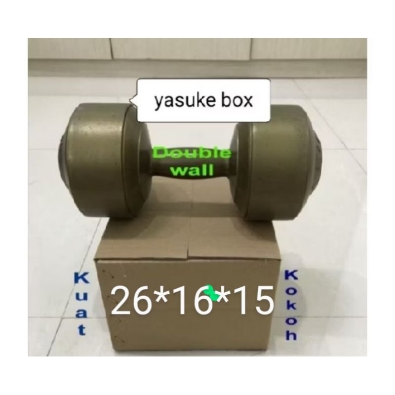 

dus UK.26x16x15cm doblewall kuat dan kokoh