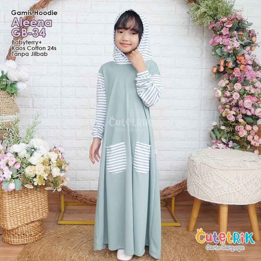 Baju gamis anak umur 8 9 10 12tahun gamis anak 13 14 tahun cutetrik Gamis Anak Tanggung Korean Style