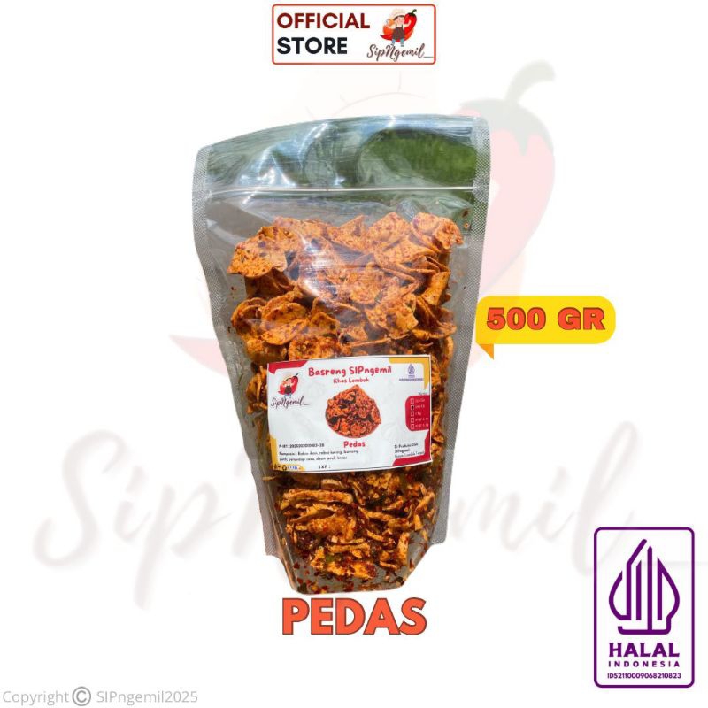 

Basreng SipNgemil isi 500gr Pedas Daun Jeruk