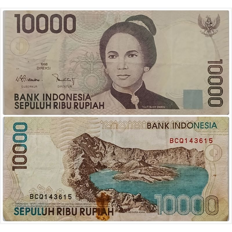 koin dan kertas Kuno 10rb