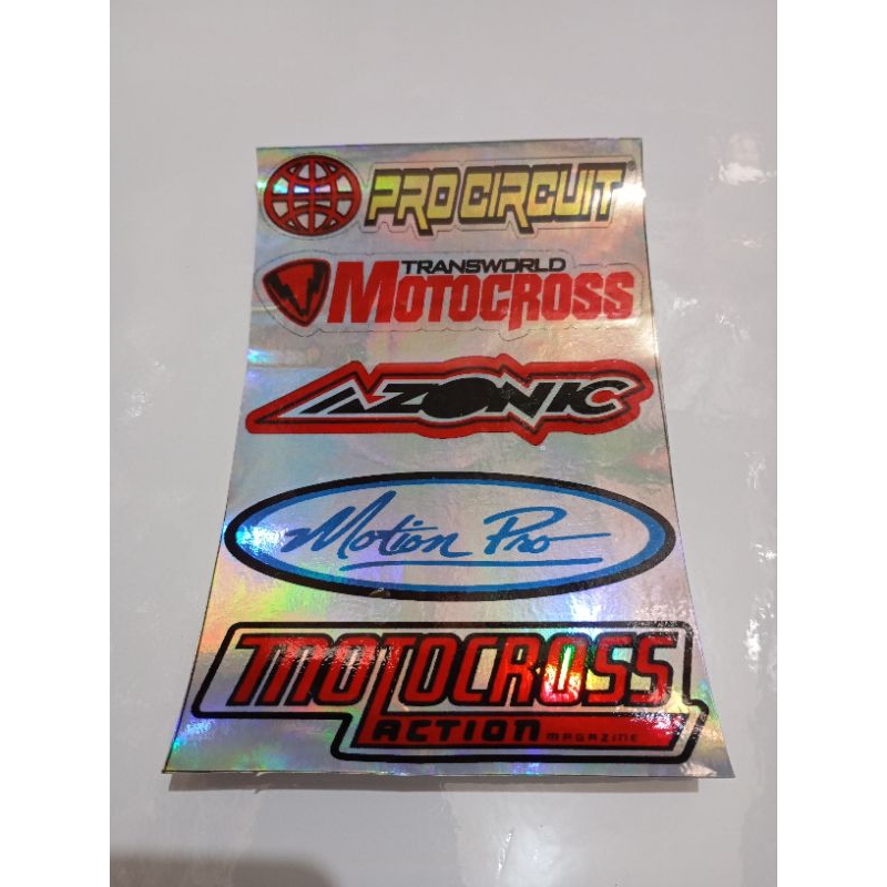 

Stiker tulisan papan hologram