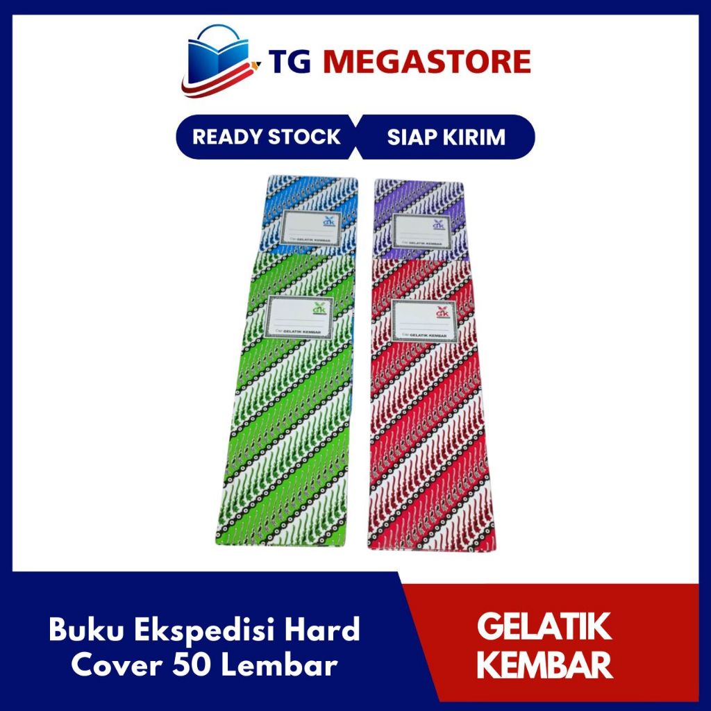 

Buku Hard Cover / Buku Ekspedisi Gelatik Kembar 50 Lembar