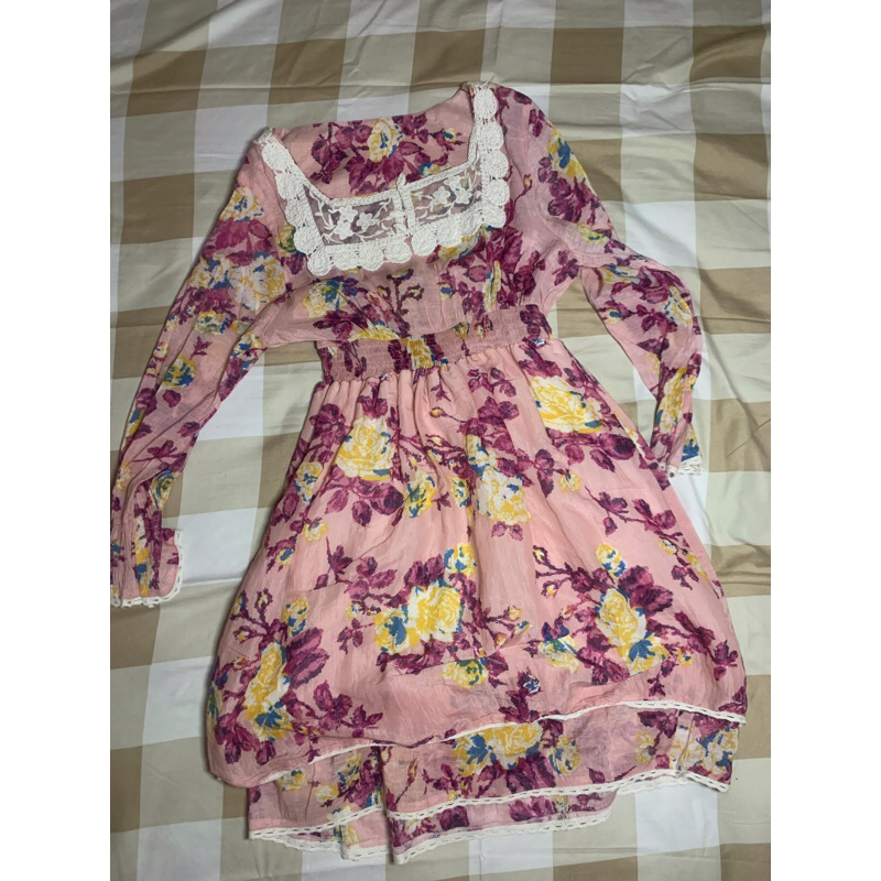 preloved dress pink