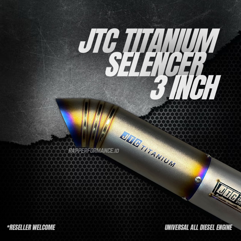 TAIL PIPE - INNOVA FORTUNER PAJERO HILUX - JTC TITANIUM