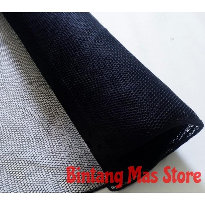 Kain Jala Tipis dan Tebal Hitam Meter