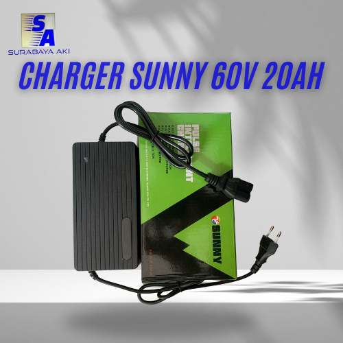 CHARGER MOTOR LISTRIK SUNNY PULSE INTELLIGENT CHARGER 60V 20AH - SUNNY 60V 20AH