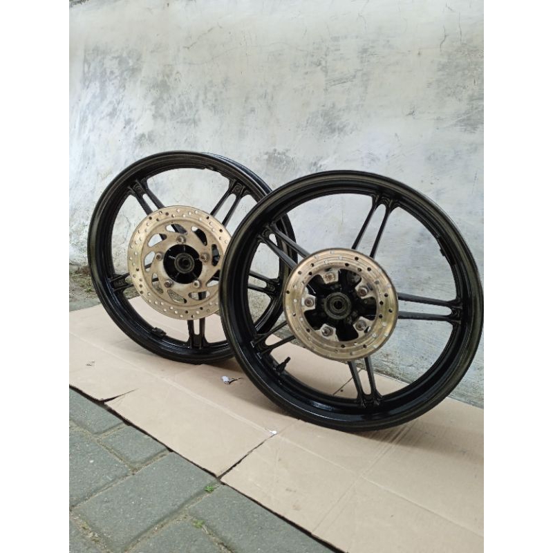 Velg Velek Roda Depan Belakang Vixion New Vixion Advance Pnp R15 V2 Mx King Original Copotan Siap Pa