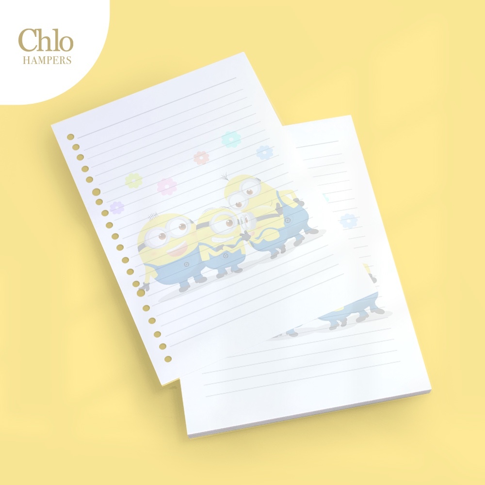 

Isi Binder A5 Minions ( Minion Loose Leaf Aesthetic )