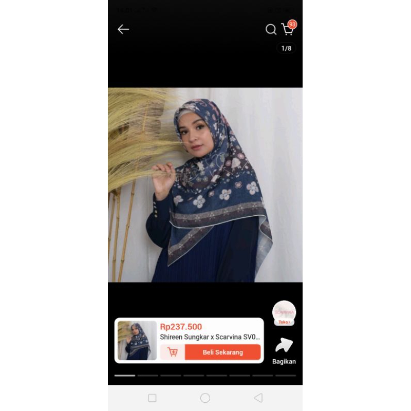 Shireen Sungkar scarf