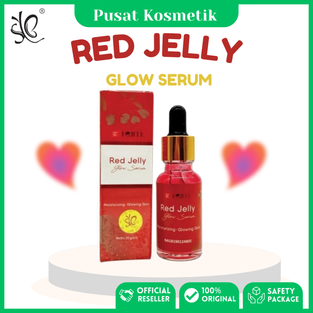 SYB FORTE GLOWING SERUM RED JELLY | Serum Wajah untuk Hasil Glowing
