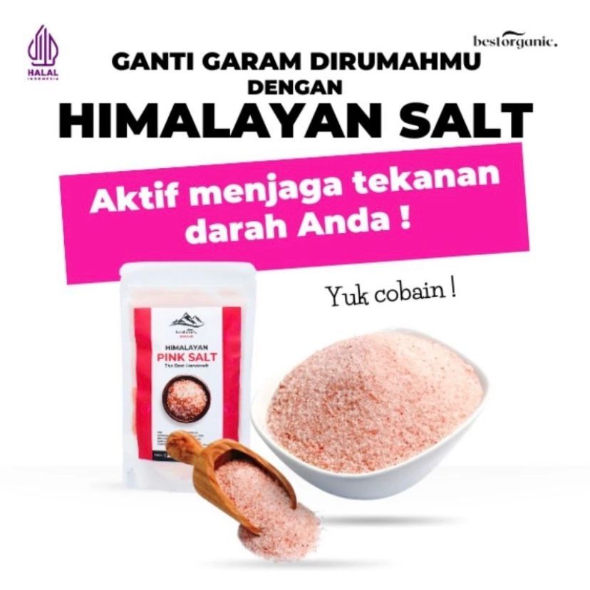 

Besthoney - Himalaya Salt - Garam Himalaya Organik - Pink Salt