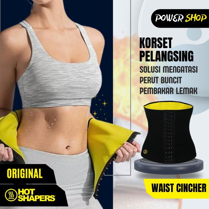 KORSET PELANGSING SAUNA OLAHRAGA PEMBAKAR LEMAK STAGEN PENGECIL PERUT BUNCIT LAKI LAKI PRIA WANITA
