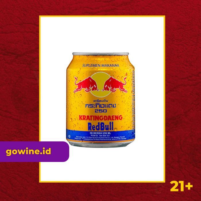 

Red Bull Gold Can 250ml - Redbull Kaleng Energy Drink