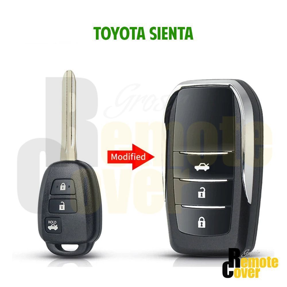 Cassing Kunci Lipat FlipKey Toyota Sienta 3 Tombol Modifikasi