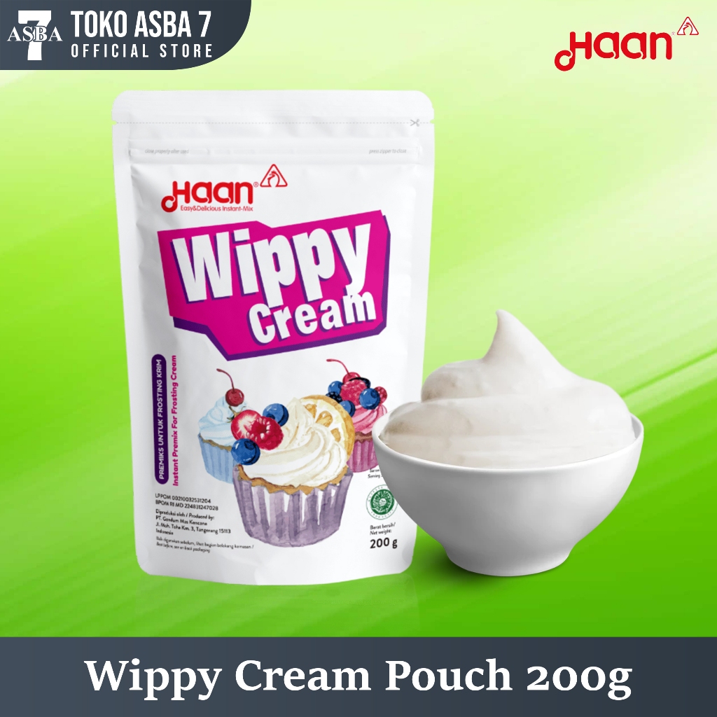 

Haan whippy whip krim 200 gr