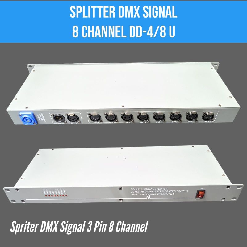 Splitter Dmx Signal 8 Channel