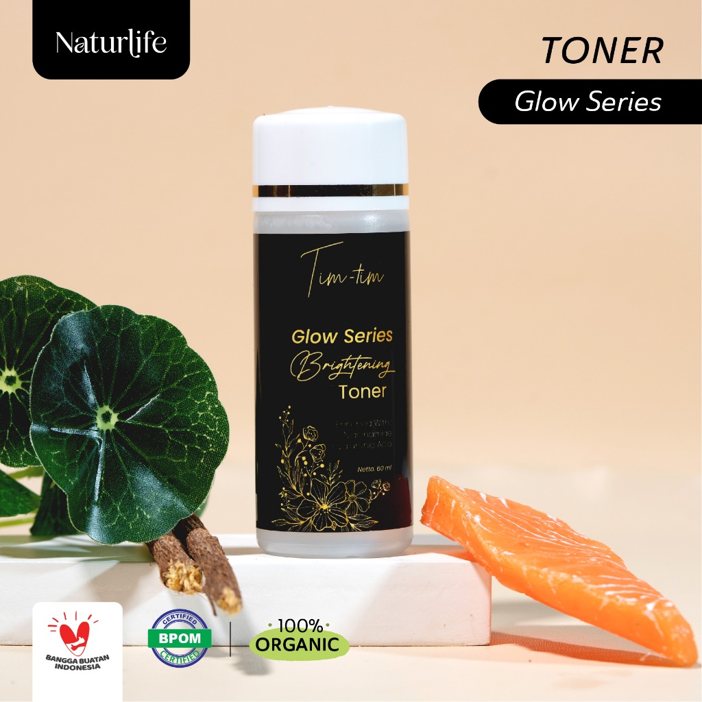 

Premium Brightening Toner - Glowing Series dari Timtim Indonesia