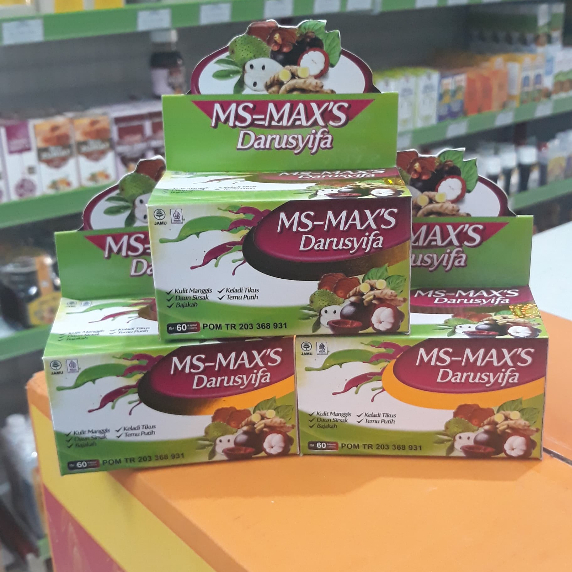 Extrak Kapsul Kulit Manggis Sirsak Ms-max's 2in1 Darusyifa - AceMaxs