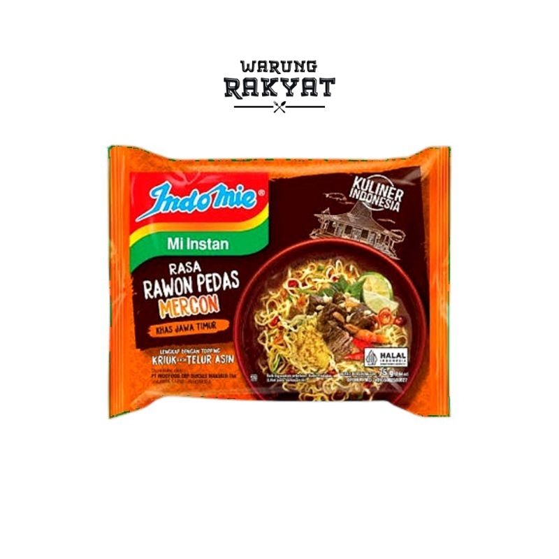 

Indomie rawon pedas