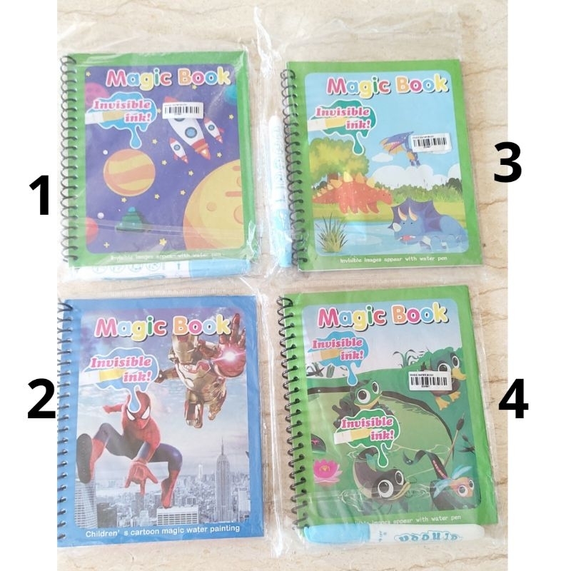

MAGIC WATER BOOK BUKU MEWARNAI