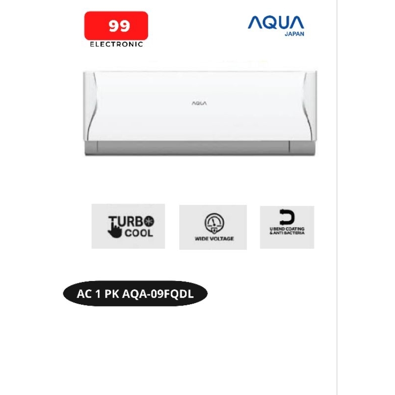 AC aqua 1 pk AQA-09FQDL murah